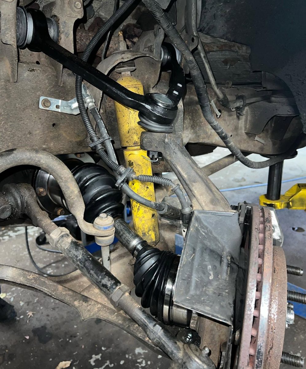 Front suspension and axle repair